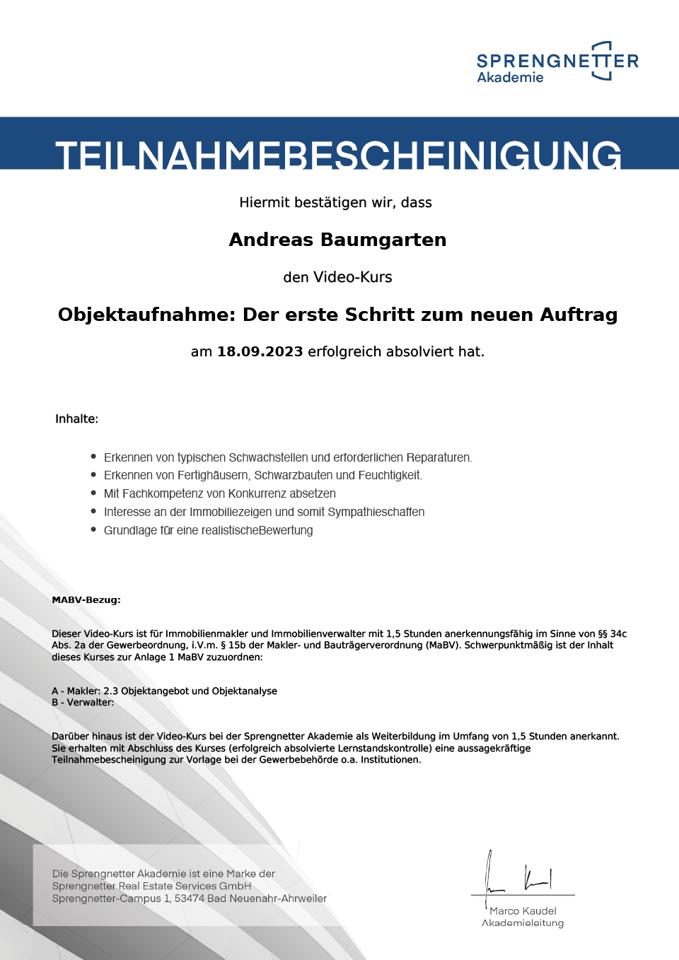 Teilnahmebescheinigung_Objektaufnahme_Der_erste_Schritt_zum_neuen_Auftrag