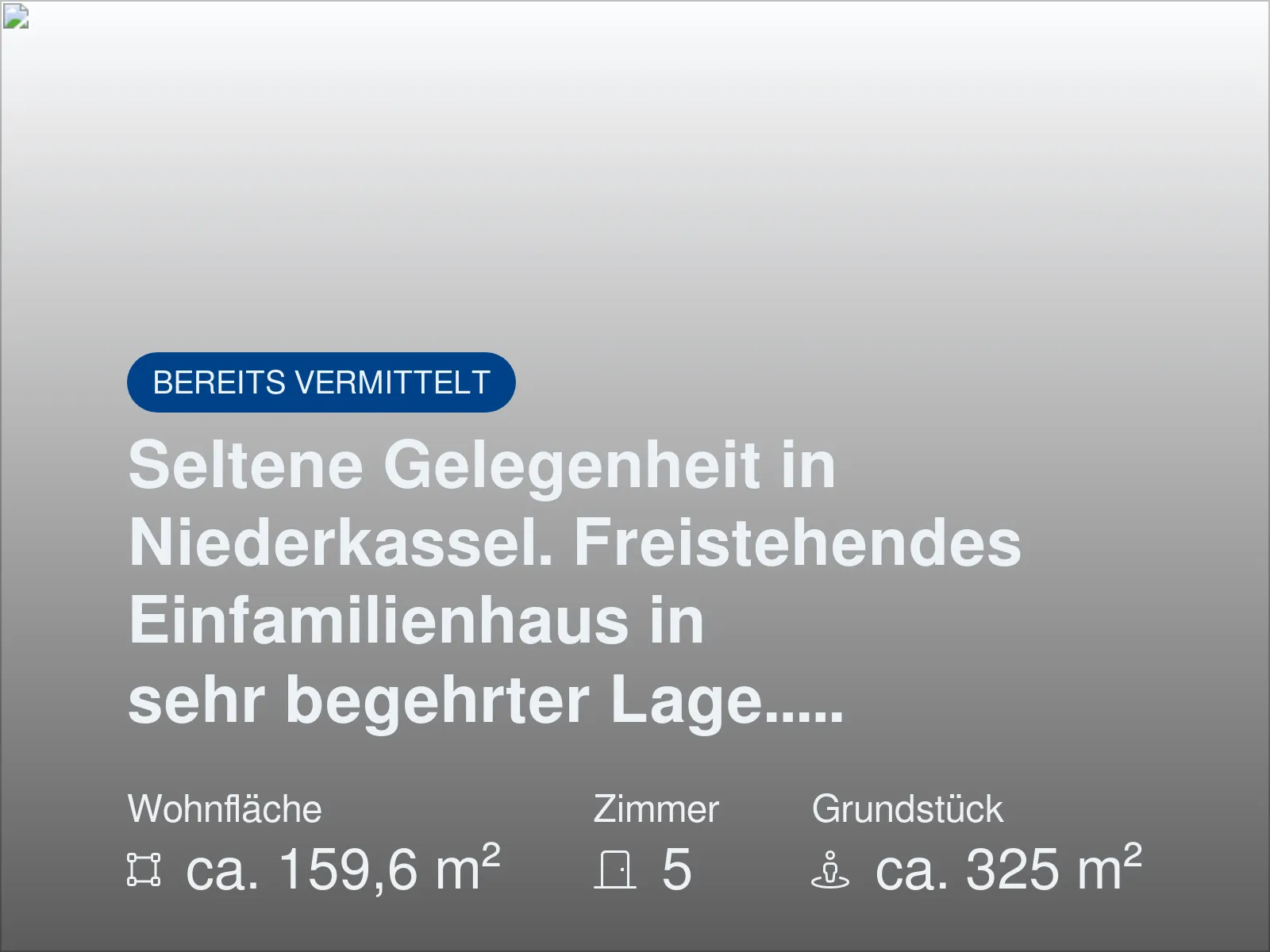 Nicht mehr verfügbar: Seltene Gelegenheit in Niederkassel. Freistehendes Einfamilienhaus in sehr begehrter Lage…..