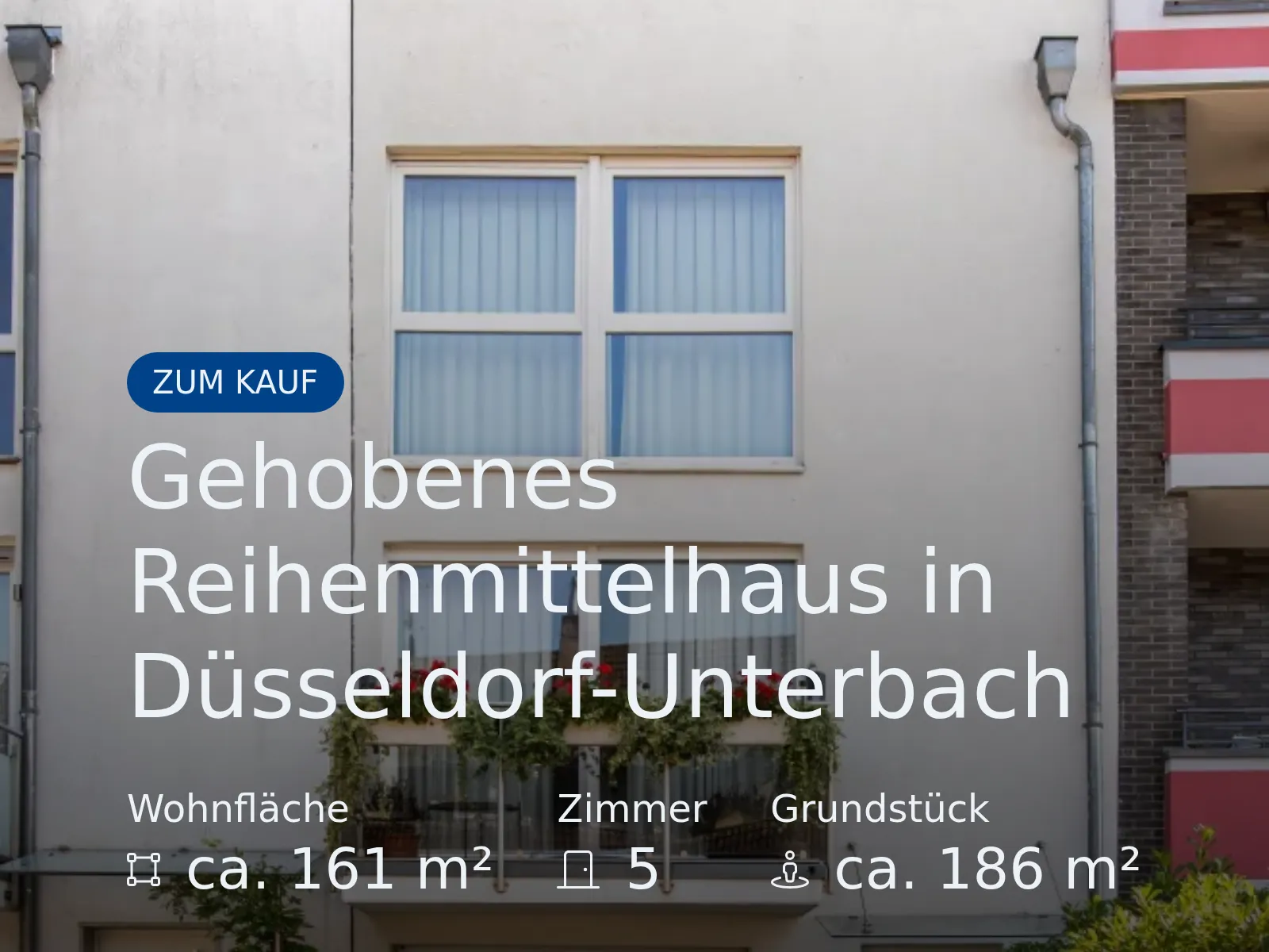 Neu im Angebot: Gehobenes Reihenmittelhaus in Düsseldorf-Unterbach