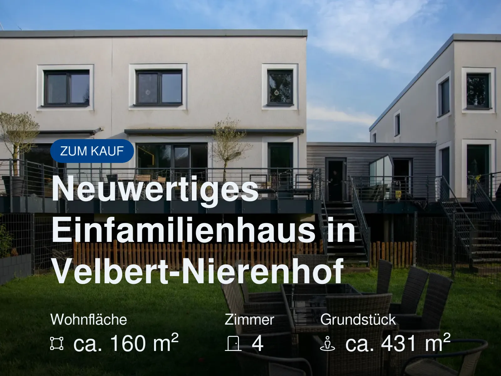 Neu im Angebot: Neuwertiges Einfamilienhaus in Velbert-Nierenhof