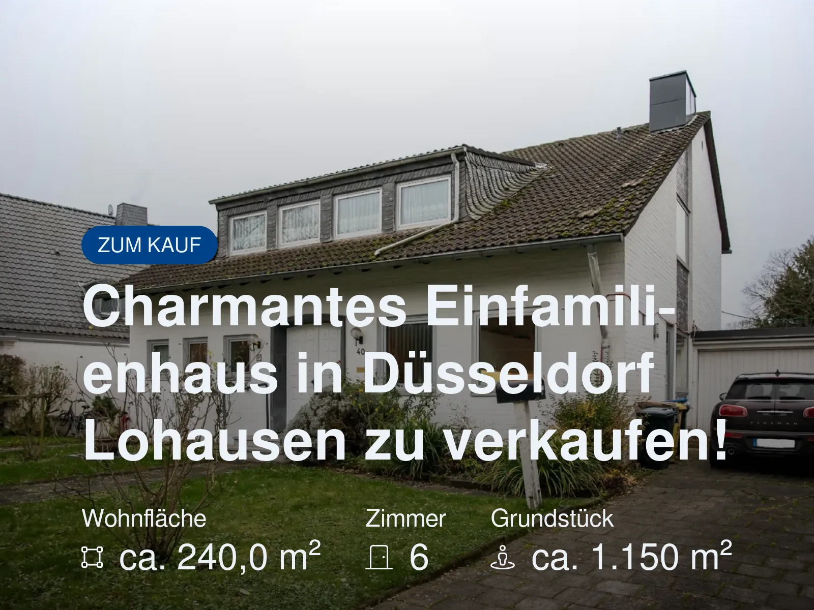 Neu im Angebot: Charmantes Einfamilienhaus in Düsseldorf Lohausen zu verkaufen!